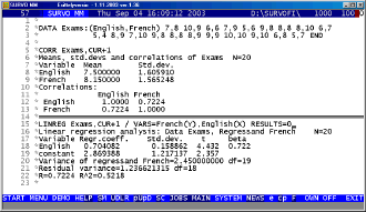[Graph: results appear in the same edit field and the work continues]